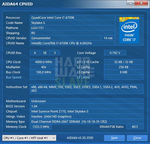 cpuid-Skylake